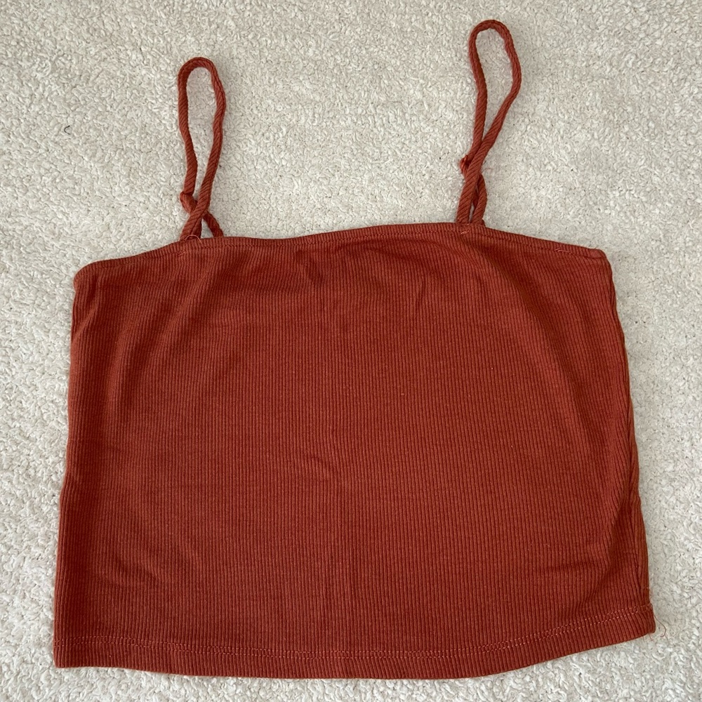 PACSUN ORANGE CROP TOP SIZE SMALL